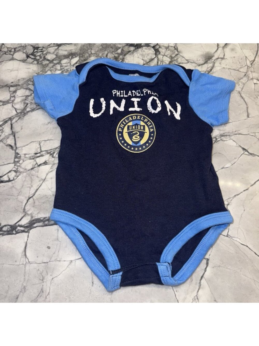 Philadelphia Union 3-6 Months Baby Bodysuit One Piece Major League Soccer